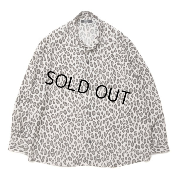 画像1: 【30%OFF】ROTTWEILER/R9 LEOPARD L/S SHIRT（BEIGE）［レオパードシャツ-24春夏］ (1)