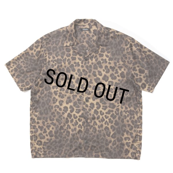 画像1: 【40%OFF】ROTTWEILER/R9 LEOPARD S/S SHIRT（BEIGE）［レオパードシャツ-24春夏］ (1)