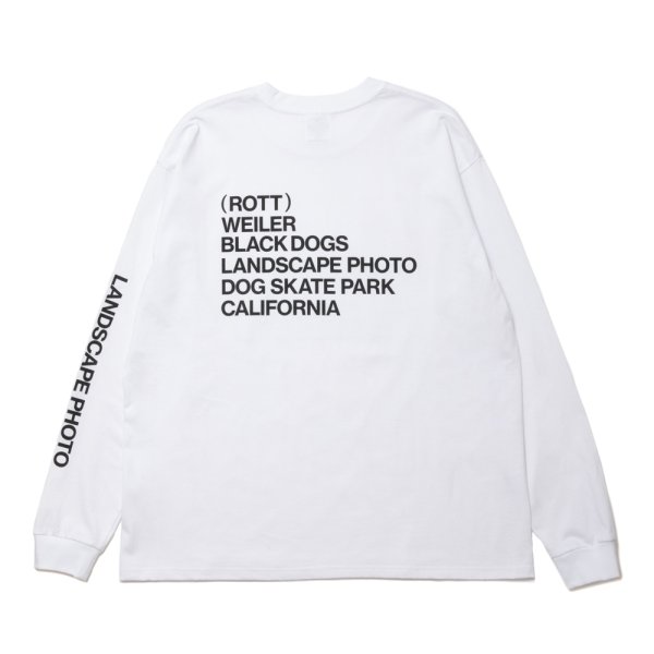 画像2: 【30%OFF】ROTTWEILER/R.W PHOTO L/S TEE（WHITE）［プリント長袖T-24春夏］ (2)
