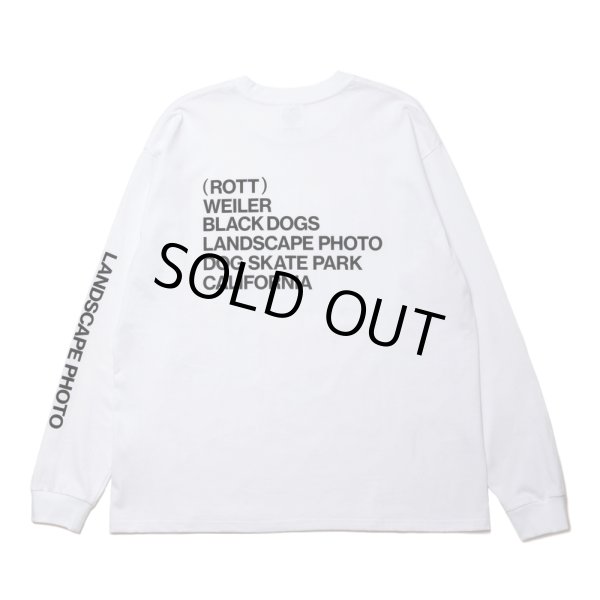 画像2: 【30%OFF】ROTTWEILER/R.W PHOTO L/S TEE（WHITE）［プリント長袖T-24春夏］ (2)