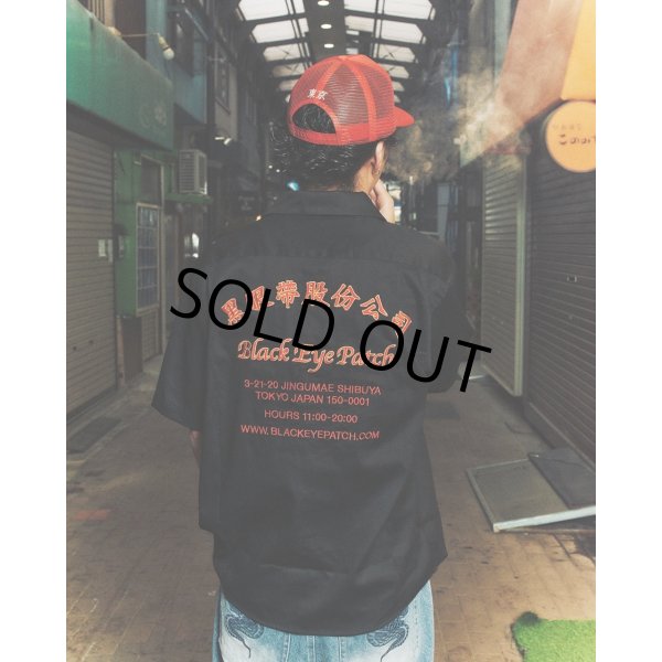 画像4: BlackEyePatch/CHINATOWN STORE S/S WORK SHIRT（BLACK） (4)