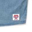 画像6: CHALLENGER/L/S TIE DYE SLEEVE DENIM SHIRT（WASHED INDIGO）［タイダイスリーブデニムシャツ-24春夏］ (6)