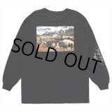 画像: PORKCHOP/F-100 L/S TEE（BLACK）［プリント長袖T-24春夏］