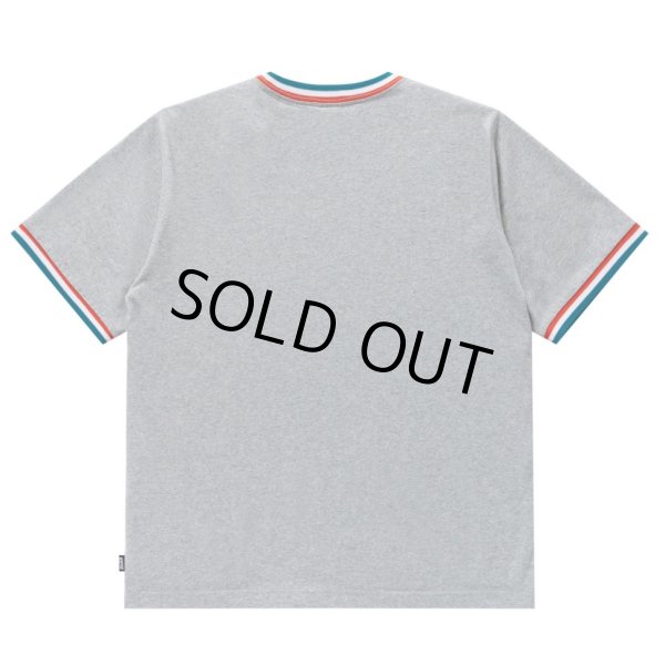 画像2: BlackEyePatch/SMALL OG LABEL RIB KNITTED TEE（HEATHER GRAY） (2)