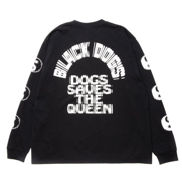 画像1: 【30%OFF】ROTTWEILER/CIRCLE L/S TEE（BLACK）［プリント長袖T-24春夏］ (1)