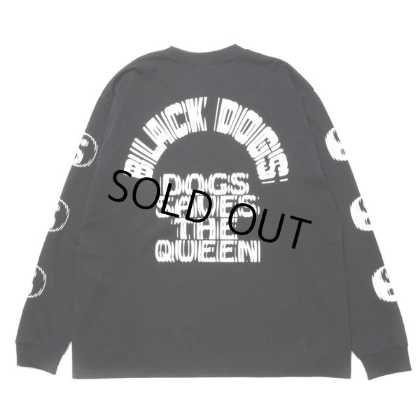 画像1: 【30%OFF】ROTTWEILER/CIRCLE L/S TEE（BLACK）［プリント長袖T-24春夏］ (1)