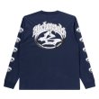 画像2: BlackEyePatch/KUSTOM CAR EMBLEM L/S TEE（NAVY） (2)