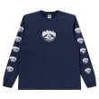 画像1: BlackEyePatch/KUSTOM CAR EMBLEM L/S TEE（NAVY） (1)