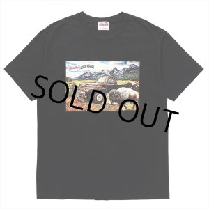 画像: PORKCHOP/F-100 TEE（BLACK）［プリントT-24春夏］