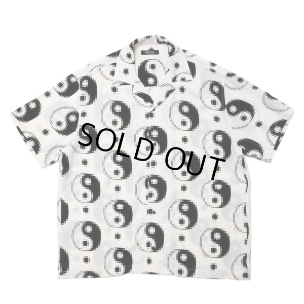 画像1: ROTTWEILER/R9 YIN-YANG S/S SHIRT（WHITE）［陰陽シャツ-24春夏］ (1)