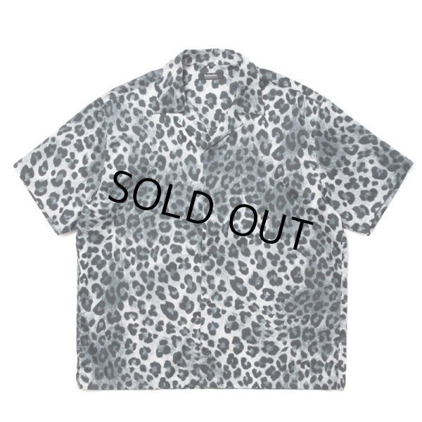 画像1: ROTTWEILER/R9 LEOPARD S/S SHIRT（GRAY） 【30%OFF】［レオパードシャツ-24春夏］ (1)