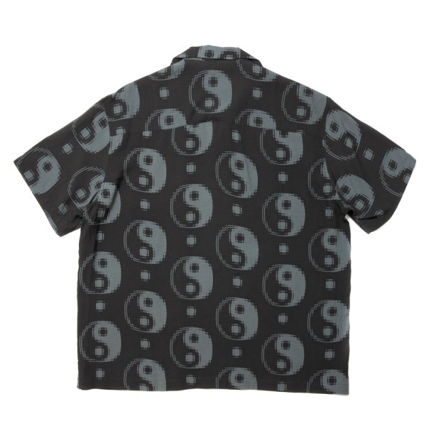 画像2: 【30%OFF】ROTTWEILER/R9 YIN-YANG S/S SHIRT（BLACK）［陰陽シャツ-24春夏］ (2)