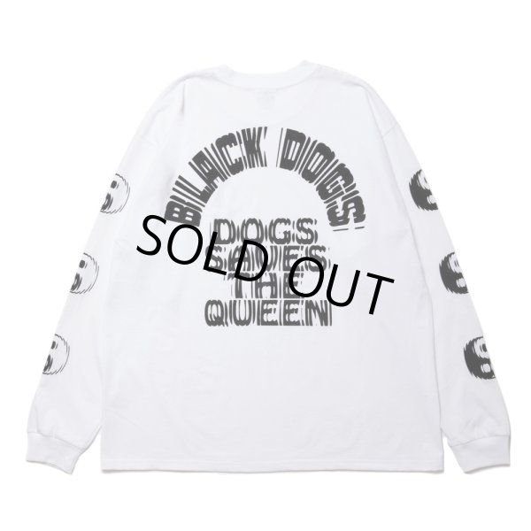 画像1: 【30%OFF】ROTTWEILER/CIRCLE L/S TEE（WHITE）［プリント長袖T-24春夏］ (1)