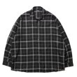 画像1: ROTTWEILER/R9 CHECK SHIRT（BLACK） 【30%OFF】［チェックオープンカラーシャツ-23秋冬］ (1)