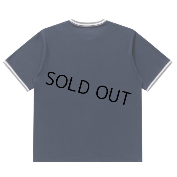 画像2: BlackEyePatch/SMALL OG LABEL RIB KNITTED TEE（NAVY） (2)