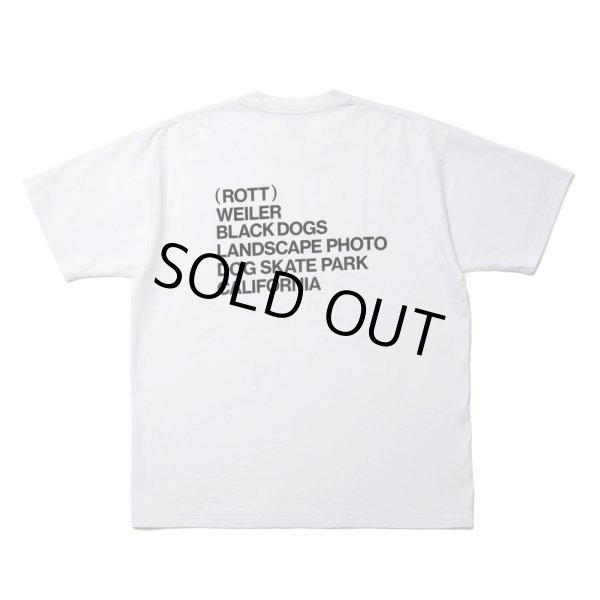 画像2: ROTTWEILER/PIGMENT PHOTO TEE（WHITE） 【30%OFF】［プリントT-24春夏］ (2)