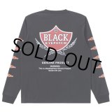 画像: BlackEyePatch/SWEET CIGAR LABEL L/S TEE（BLACK）