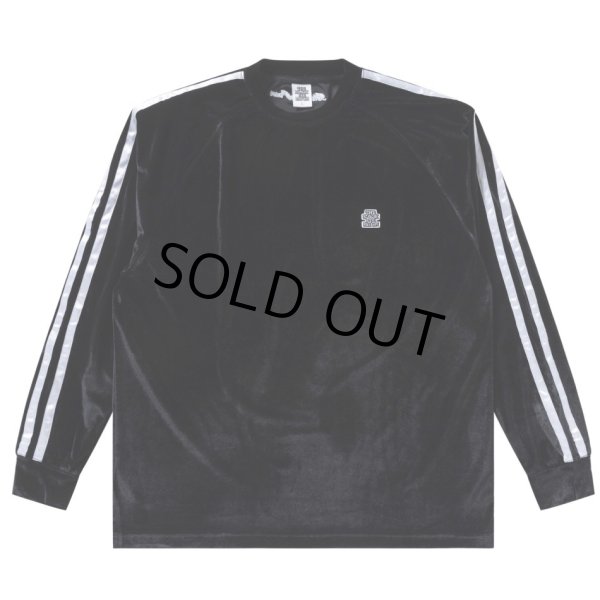 画像1: BlackEyePatch/OG LABEL TAPED VELOUR CREW（BLACK） (1)