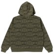 画像2: BlackEyePatch/DOLLAR BILL COVERED ZIP HOODIE（OLIVE） (2)