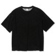 画像1: 【30%OFF】CALEE/PILE JACQUARD DROP SHOULDER CS（BLACK）［パイルジャガードカットソー-24春夏］ (1)