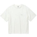 画像: CALEE/EMBROIDERY DROP SHOULDER S/S TEE（WHITE）［ドロップショルダー刺繍T-24春夏］