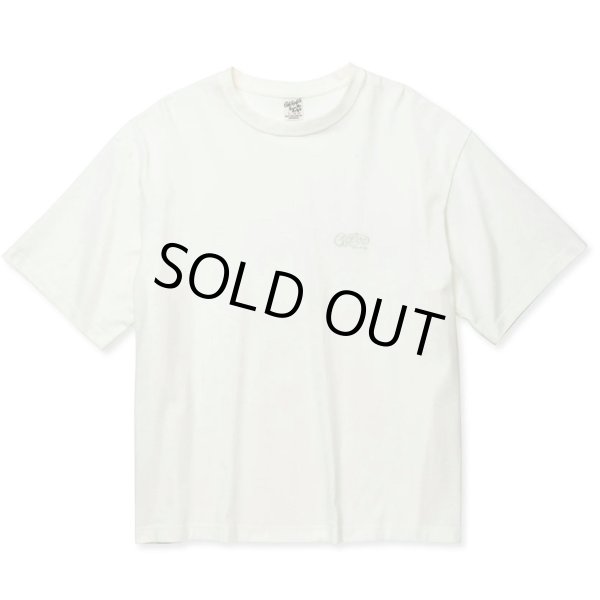 画像1: 【30%OFF】CALEE/EMBROIDERY DROP SHOULDER S/S TEE（WHITE）［ドロップショルダー刺繍T-24春夏］ (1)