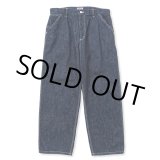 画像: CALEE/VINTAGE REPRODUCT DENIM PAINTER PANTS＜OW＞（INDIGO BLUE）［デニムペインターパンツ-23秋冬］