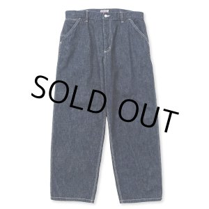画像: CALEE/VINTAGE REPRODUCT DENIM PAINTER PANTS＜OW＞（INDIGO BLUE）［デニムペインターパンツ-23秋冬］