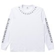 画像1: BlackEyePatch/KANJI L/S TEE （WHITE） (1)