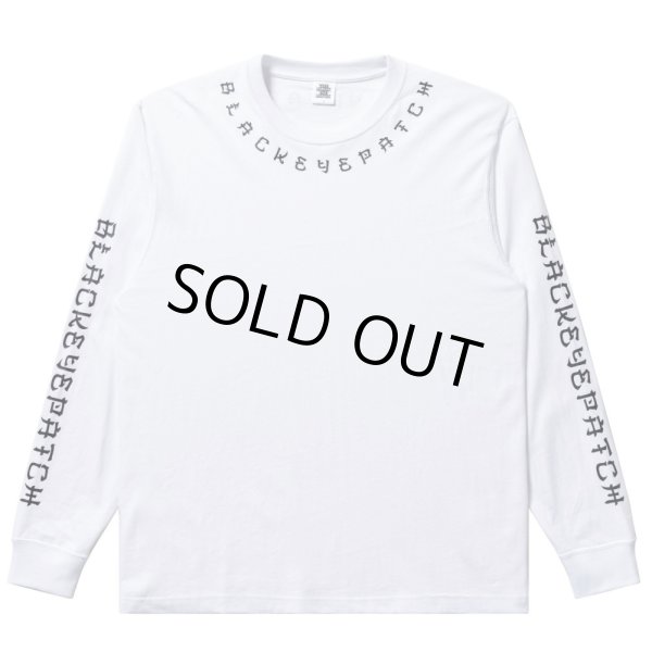 画像1: BlackEyePatch/KANJI L/S TEE （WHITE） (1)