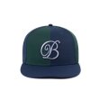 画像1: BlackEyePatch/B EMBLEM NEW ERA CAP（NAVY/GREEN） (1)