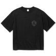 画像2: 【30%OFF】CALEE/DROP SHOULDER S.V.D.S.H LOGO TEE ＜NATURALLY PAINT DESIGN＞（BLACK）［ドロップショルダープリントT-24春夏］ (2)