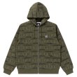 画像1: BlackEyePatch/DOLLAR BILL COVERED ZIP HOODIE（OLIVE） (1)