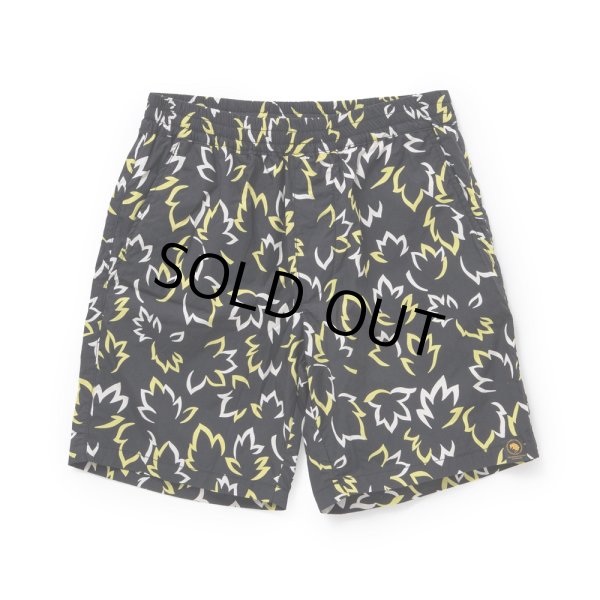 画像1: RATS/LEAF COTTON SHORTS（BLACK）［リーフコットンショーツ-24春夏］ (1)