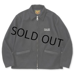 画像: 【40%OFF】CALEE/MELTON WOOL SPORTS TYPE JACKET＜REBELS RULE＞（BLACK）［メルトンウールスポーツJKT-23秋冬］