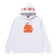 画像1: BlackEyePatch/BURNING OG LABEL HWC HOODIE（WHITE） (1)