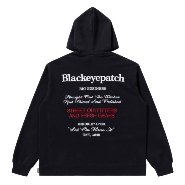画像1: BlackEyePatch/BIG BUSINESS STATEMENT HOODIE（BLACK） (1)