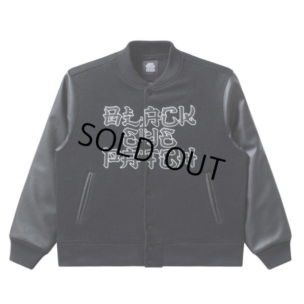 画像2: BlackEyePatch/KANJI LOGO HWC LABEL VARSITY JACKET（BLACK） (2)