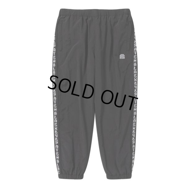 画像1: BlackEyePatch/KANJI TAPED NYLON TRACK PANTS（BLACK） (1)