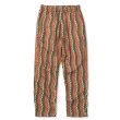 画像1: CALEE/R/P ZIGZAG STRIPE EASY TROUSERS（BROWN）［ジグザグストライプイージートラウザース-24春夏］ (1)