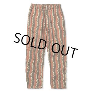 画像: 【40%OFF】CALEE/R/P ZIGZAG STRIPE EASY TROUSERS（BROWN）［ジグザグストライプイージートラウザース-24春夏］