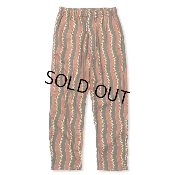 画像1: 【40%OFF】CALEE/R/P ZIGZAG STRIPE EASY TROUSERS（BROWN）［ジグザグストライプイージートラウザース-24春夏］ (1)