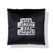 画像1: BlackEyePatch/OG LABEL VELOUR CUSHION（BLACK） (1)