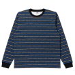 画像1: BlackEyePatch/TACTIC SANS STRIPED L/S TEE（BLUE） (1)