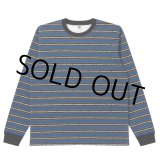 画像: BlackEyePatch/TACTIC SANS STRIPED L/S TEE（BLUE）