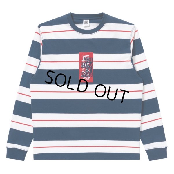画像1: BlackEyePatch/HWC BORDERED L/S TEE（MULTI） (1)