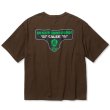 画像1: 【30%OFF】CALEE/DROP SHOULDER S.V.D.S.H LOGO TEE ＜NATURALLY PAINT DESIGN＞（BROWN）［ドロップショルダープリントT-24春夏］ (1)