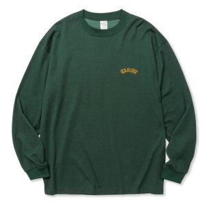 画像: 【30%OFF】CALEE/VINTAGE TYPE R/C DROP SHOULDER L/S TEE（GREEN）［ドロップショルダー長袖T-24春夏］
