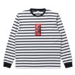 画像1: BlackEyePatch/HWC LABEL STRIPED L/S TEE （BORDER） (1)