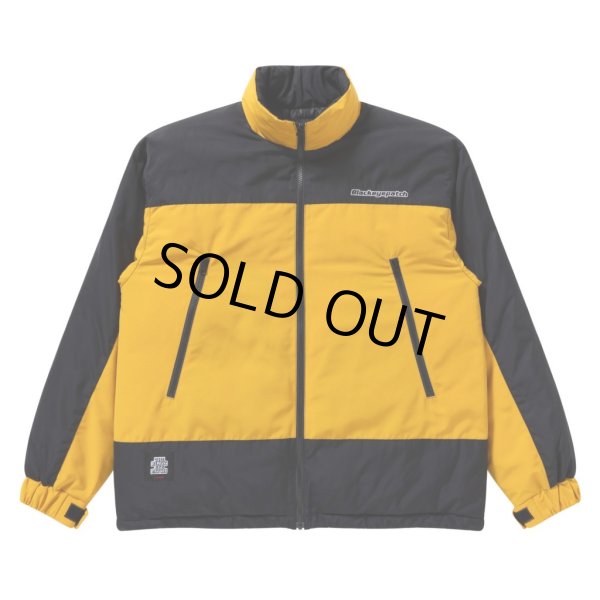 画像1: BlackEyePatch/2 TONE NYLON PUFFER JACKET（YELLOW） (1)